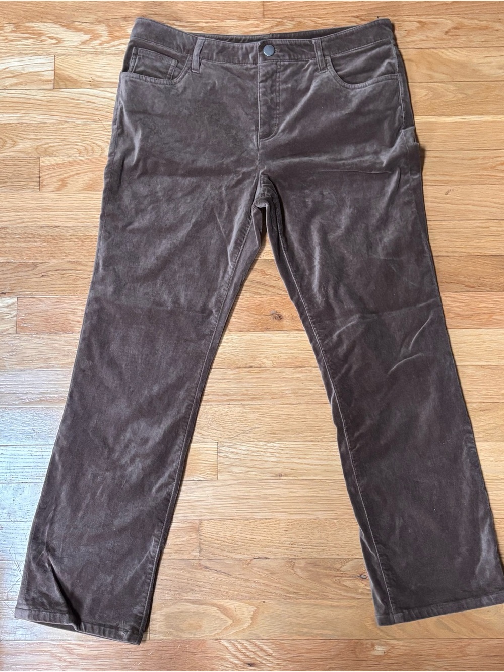 Lauren Ralph Lauren Velvet Straight Leg Pants